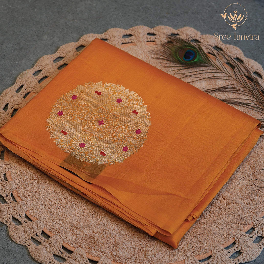 KORA BANARASI SAREE