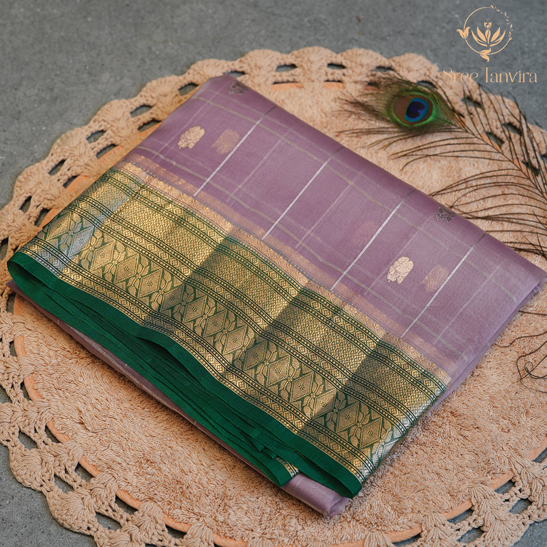 PURE ORGANZA SAREE
