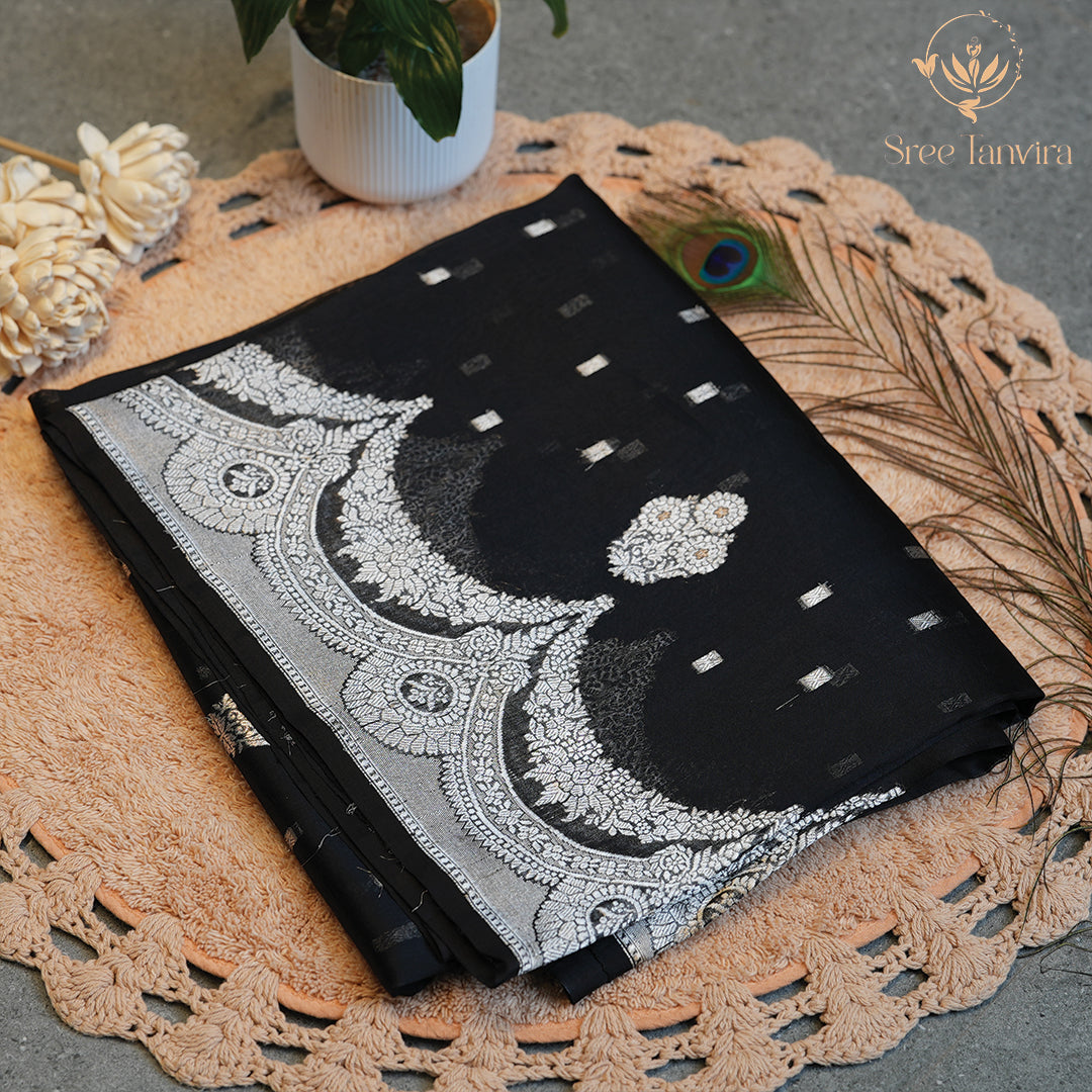 KORA BANARASI SAREE