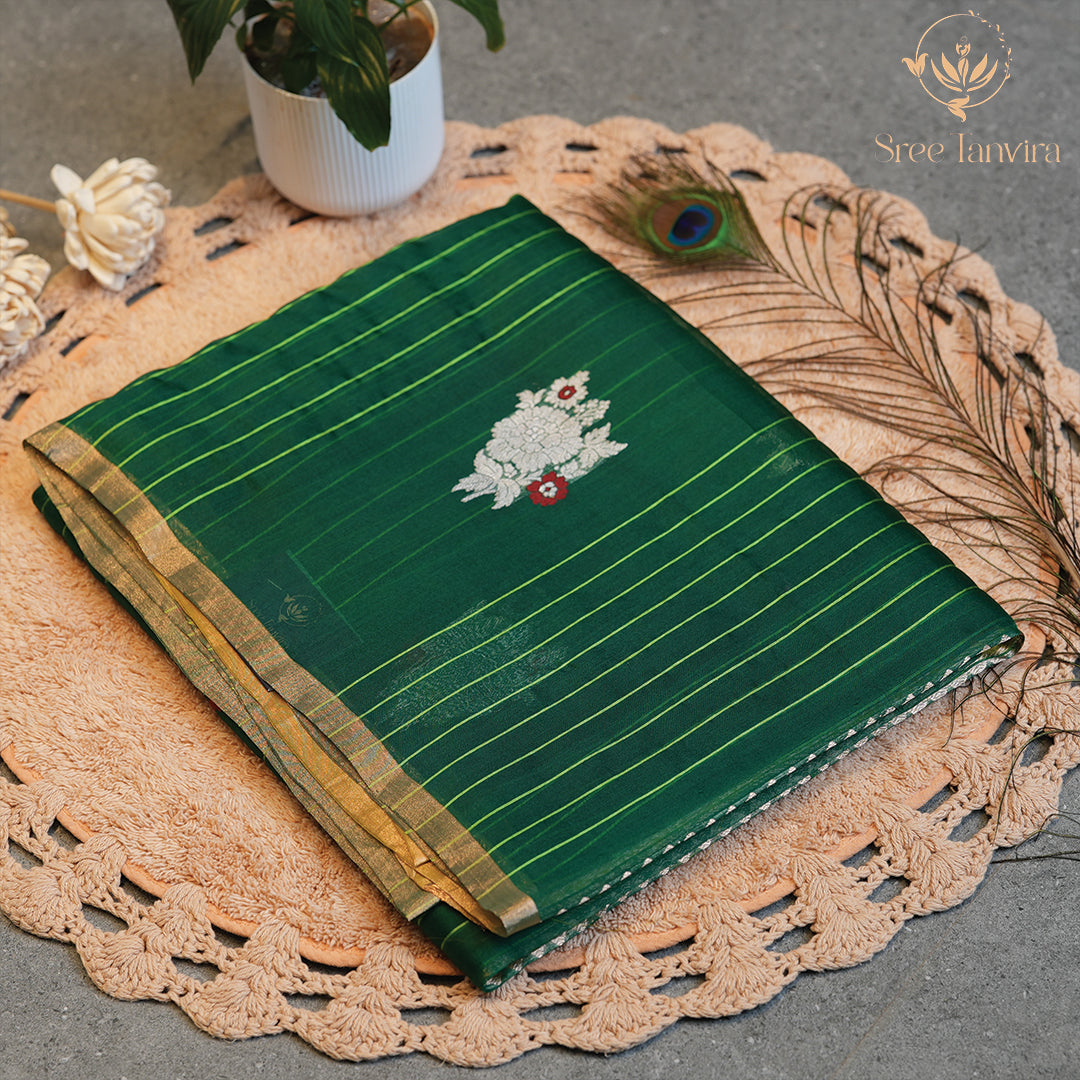 KORA BANARASI SAREE