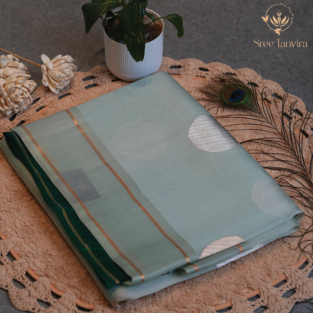 PURE ORGANZA SAREE