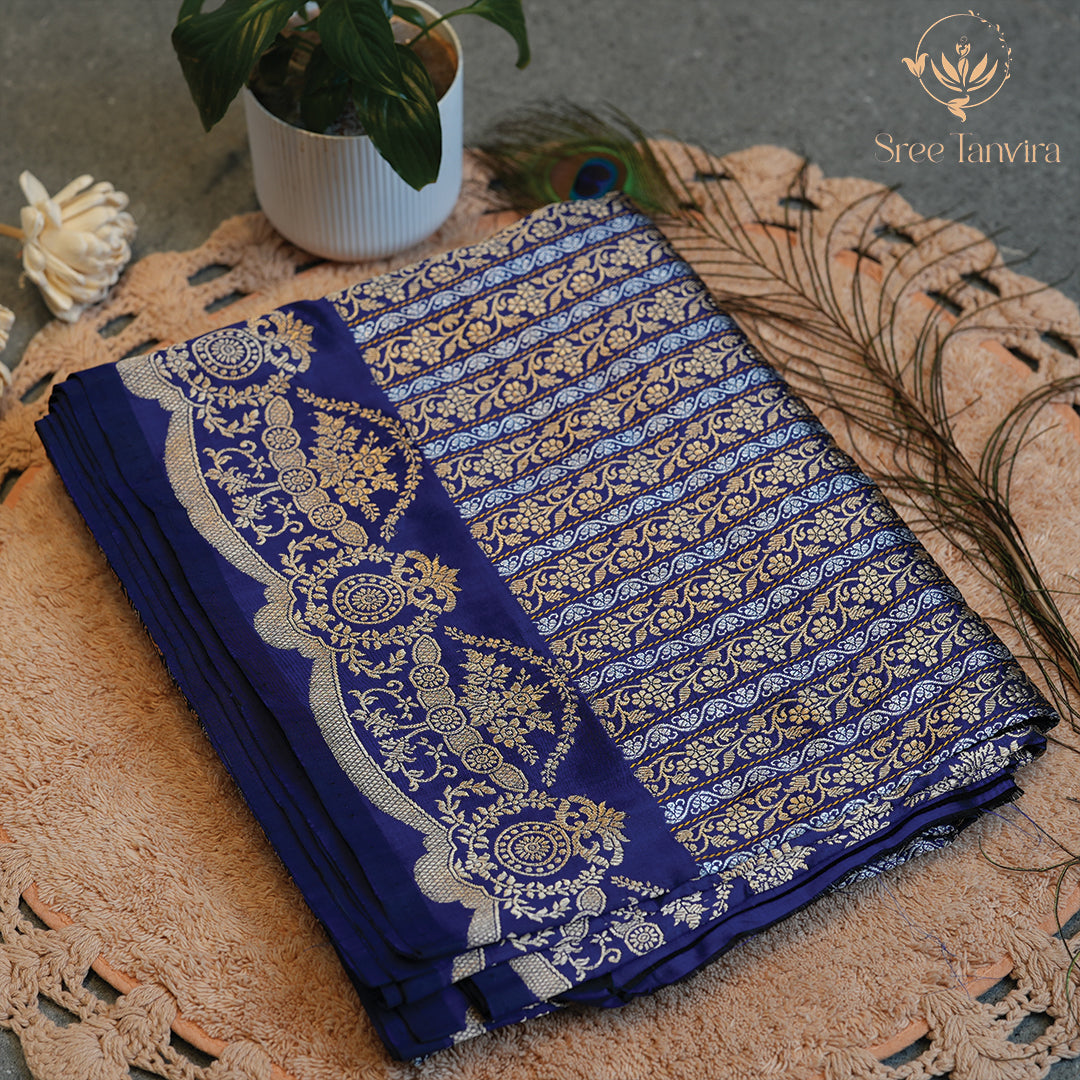 Pure Banarasi Pattu Jacquard Saree